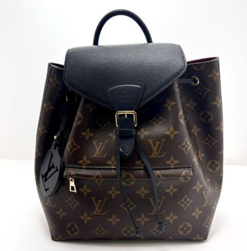 LOUIS VUITTON Montsouris NM Monogram Bag Backpack Daypack Brown